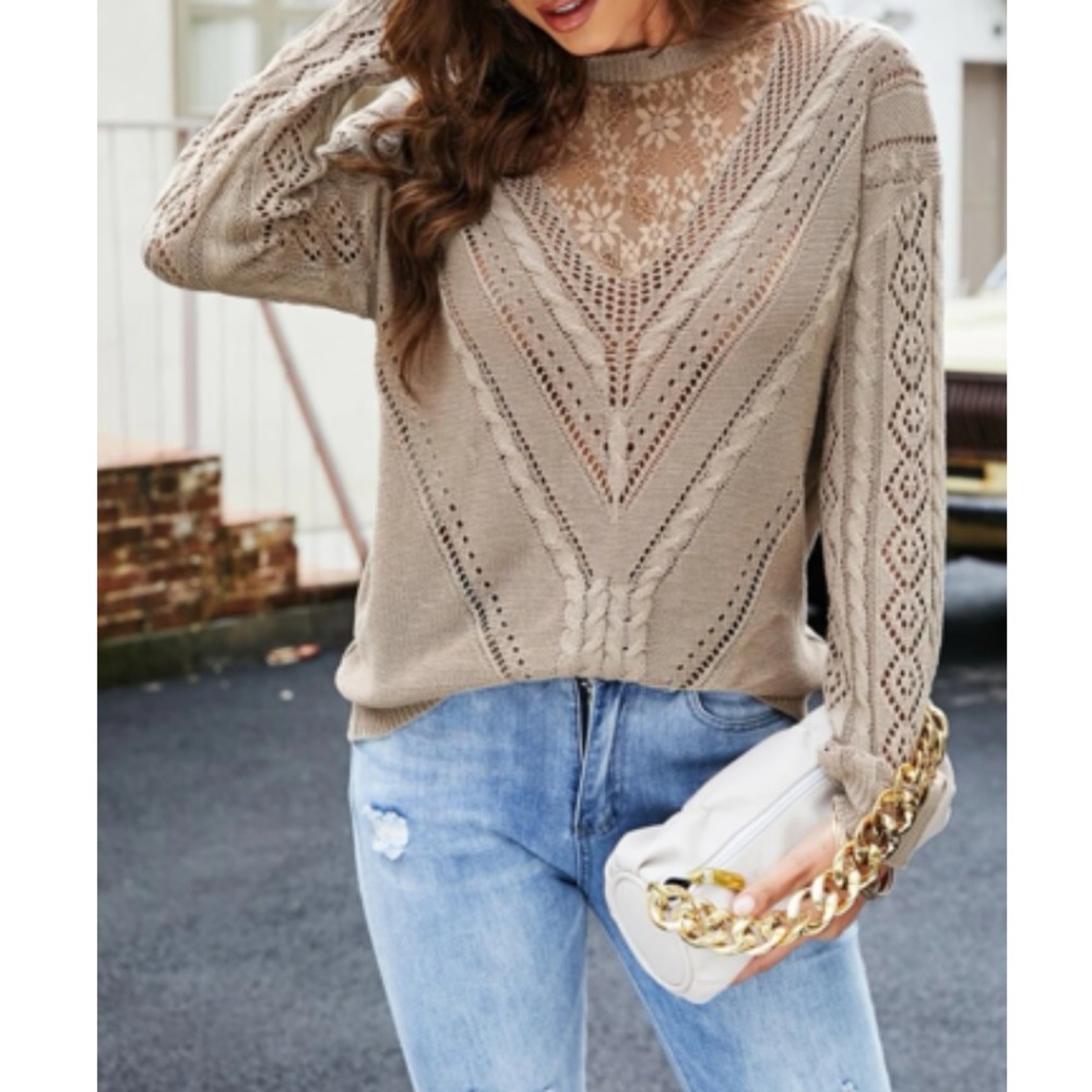 Boho lace sweater - Picture 5 of 16